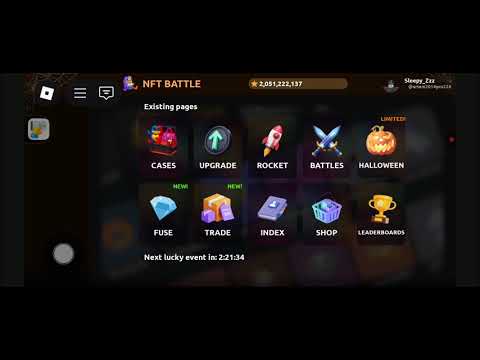 Видео: открыл кровавую ночь на 1б+конкурс+прокачка!NFT Battle Roblox