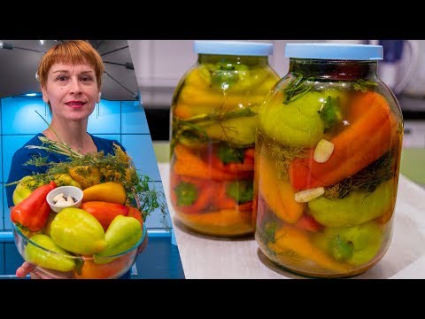 Видео: Квашеный болгарский перец на зиму! Простой рецепт заготовки и консервации!