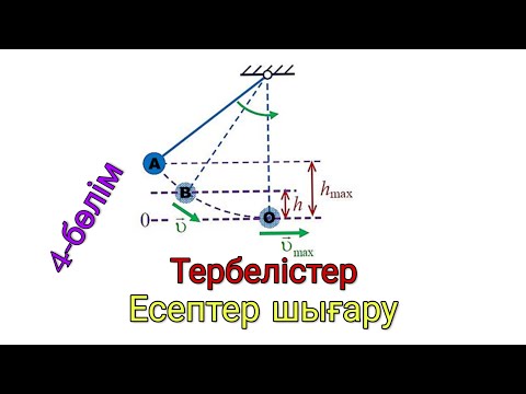 Видео: 33.4 - сабақ. Тербелістерге есептер шығару