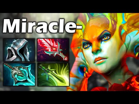 Видео: Миракл на Наге через шрауд и блудторн! - Miracle Naga Siren 7.35 DOTA 2