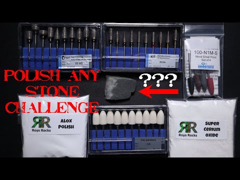 Видео: Вырежьте и отполируйте любой камень с помощью дремеля или вращающегося инструмента