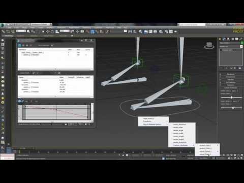 Видео: 3D Max KF - №10 (работаем в reaction manager)