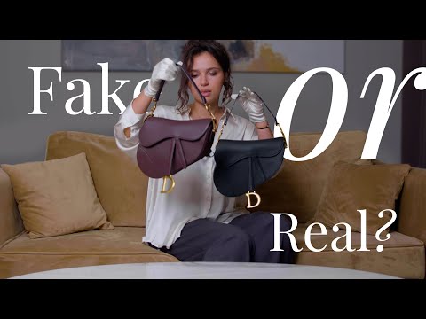 Видео: Оригинал или подделка: Dior Saddle Bag