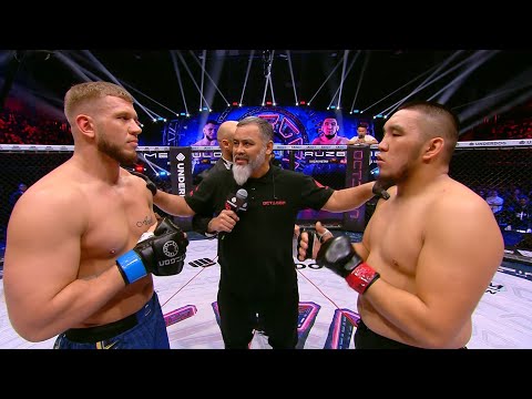 Видео: Кровавый чемпионский бой тяжеловесов! Карим Рузбакиев vs Константин Меркулов