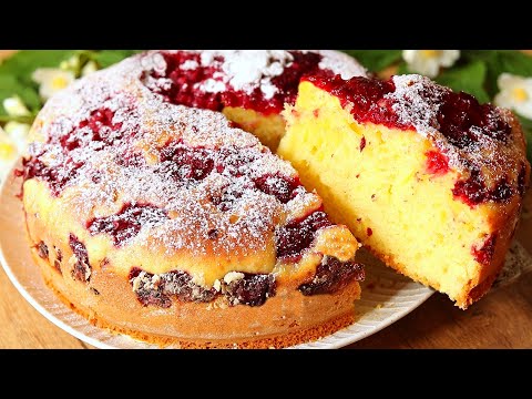 Видео: ЛУЧШИЙ Ягодный ПИРОГ!  Самый БЫСТРЫЙ и ВКУСНЫЙ Пирог с Ягодами! Выпечка к чаю.