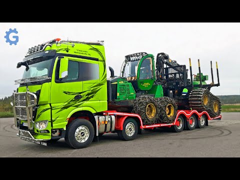 Видео: Самые мощные и впечатляющие грузовики и трейлеры, которые вам только предстоит увидеть ▶ Volvo
