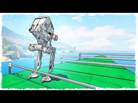 Видео: КАК ДАЛЕКО ПРОЙДЕТ ШАГОХОД?! УЗКО-НИЗКО В GTA ONLINE!!!