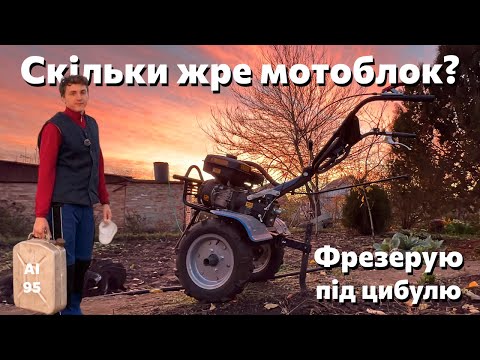 Видео: Порахував витрату пального по мотогодинах. Мотоблок ДТЗ-570 БН, двигун 170F