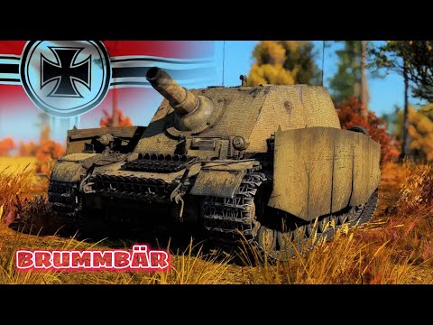 Видео: Штурмтигр на минималках. Обзор самоходки  Brummbär в WarThunder mobile