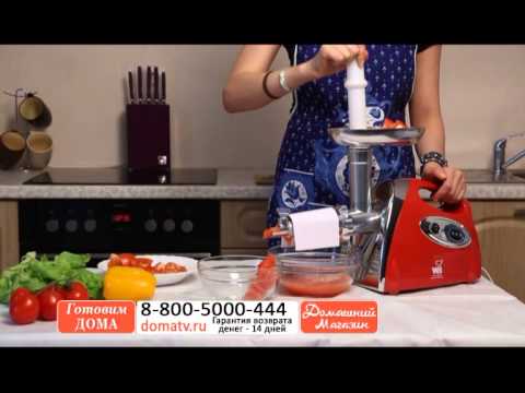 Видео: Электромясорубка «Умелица»