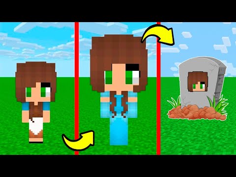 Видео: КАК МЕНЯЛАСЬ ДЕВУШКА И ЕГО ЖИЗНЕННЫЙ ЦИКЛ В МАЙНКРАФТ ЭВОЛЮЦИЯ