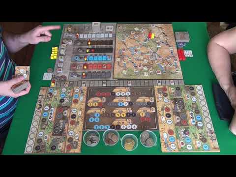 Видео: Орлеан 1/2 часть - играем в настольную игру. Orléans