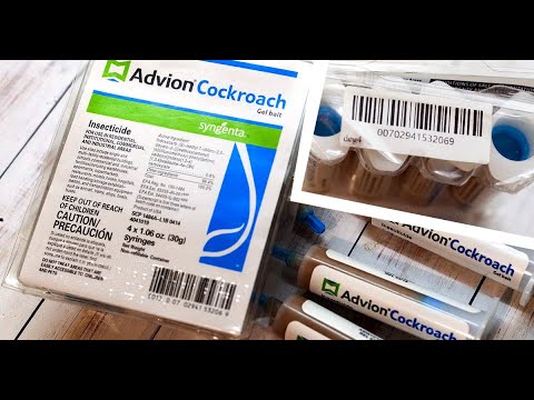 Видео: Advion Gel - наиболее эффективное средство от тараканов/прусаков