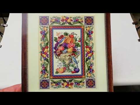 Видео: Элегантный гобелен. Dimensons. Начало процесса. Вышивка крестом.