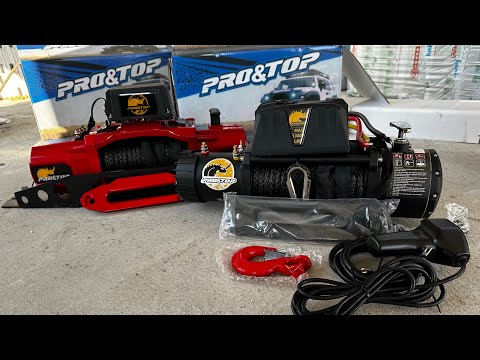 Видео: Лебедки PRO&top 13000 и 13500 . Обзор и продажа #лебёдка #winch ссылка на Авито и вацап в описании