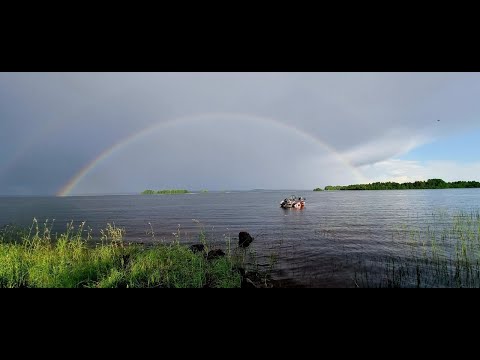 Видео: Garmin GPSMAP943XSV + Panoptix livescope system LVS32  в Карелии (Водлоозеро 10.07-16.07.2022)