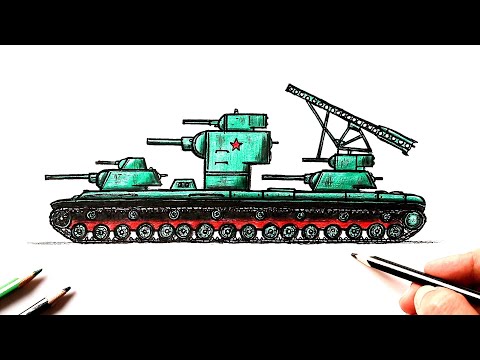 Видео: Как раскрасить Танк КВ-6 | 2-я часть