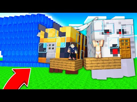 Видео: САМЫЙ ВЫСОКИЙ ДОМ НУБА ВНУТРИ ГАСТА ПРОТИВ ЦУНАМИ В МАЙНКРАФТ ПРО ПОСТРОИЛ ДОМ В ПЧЕЛЕ MINECRAFT