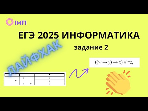 Видео: задание 2 по информатике ЕГЭ 2025