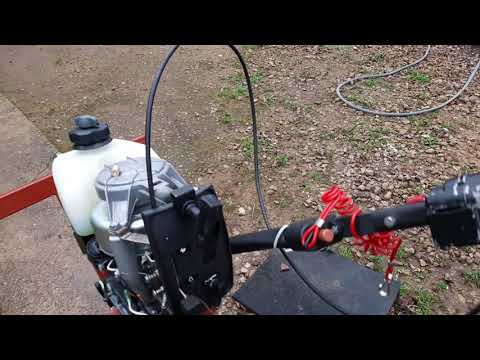 Видео: Газ на румпель, мотор Ямаха 2DMHS