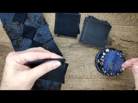 Видео: 1 часть // Сумка из джинсовых лоскутков / old jeans bag/patchwork