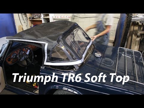 Видео: Реставрация Triumph TR6 1973 года — часть 36 — Мягкий верх