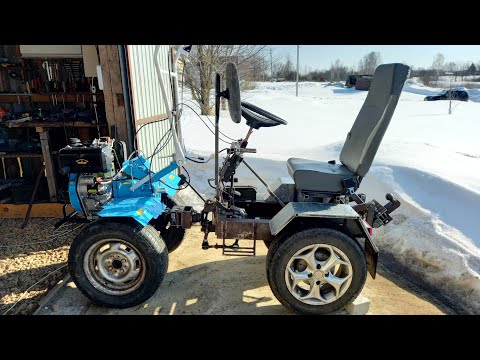 Видео: адаптер для мотоблока! + навеска)