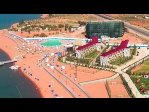 Видео: Узбеки построили пансионат на Иссык-Куле ,Каджи-Сай,  Южная сторона озера