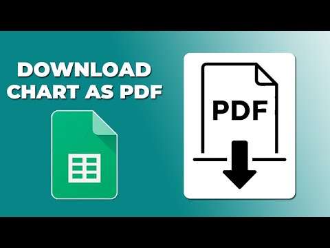 Видео: Как загрузить диаграмму в формате PDF в Google Таблицах