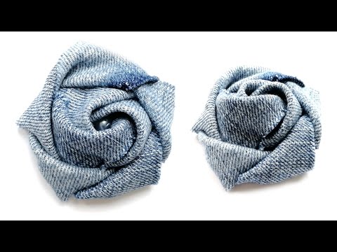 Видео: Цветок из ткани. Мастер класс "Роза"| Flower made of fabric "The Rose". DIY
