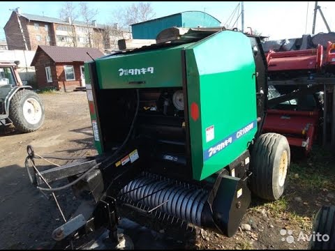 Видео: Пресс-подборщик сена Takakita CR1060W Япония