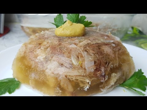 Видео: Холодец свиной, цыганка готовит. Gipsy cuisine.