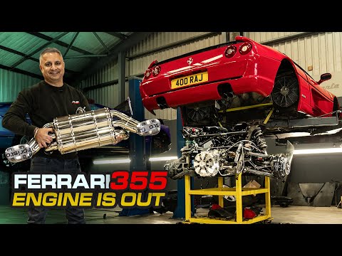 Видео: Ремонт двигателя Ferrari 355, а также модернизация выхлопной системы Tubi и Capristo | Raj's Garage