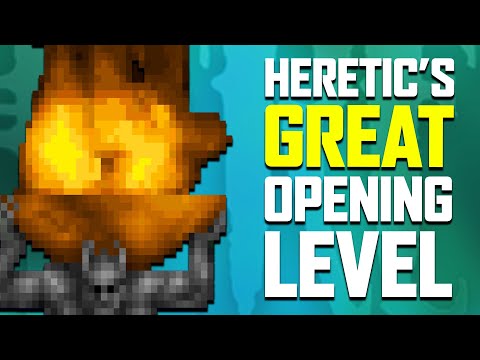 Видео: Исследуем ВЕЛИКИЙ начальный уровень Heretic — Доки