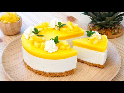 Видео: ЧИЗКЕЙК С АНАНАСОМ И КОКОСОМ – РЕЦЕПТ БЕЗ ДУХОВКИ | cakeshare