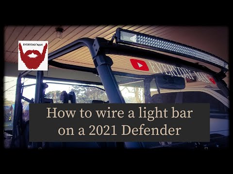 Видео: Как подключить световую балку к Can Am Defender 2021 года
