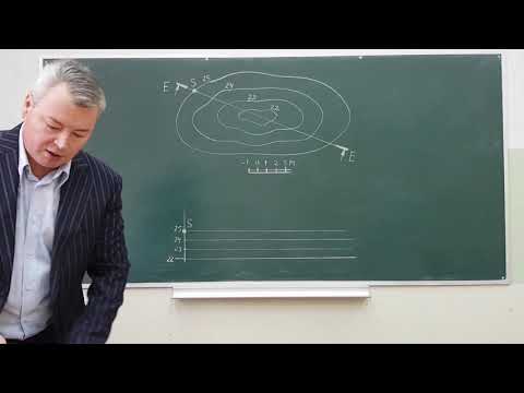 Видео: Лекция 6. Проекции с числовыми отметками. Часть 8.
