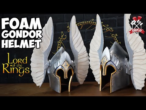 Видео: Изготовление шлемов для стражей фонтана — косплей «Властелин колец»