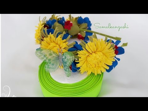 Видео: Просто нет слов!/ DIY Headband summer/ Летний ободок DIY Samalkanzashi