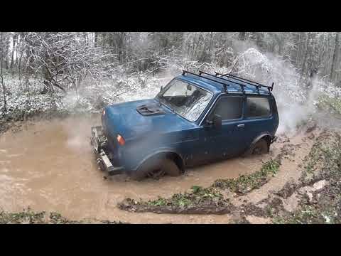 Видео: Сломали Ниву на лайтовом маршруте! Нивы, Opel Frontera и заряженный Уаз на бездорожье!!!