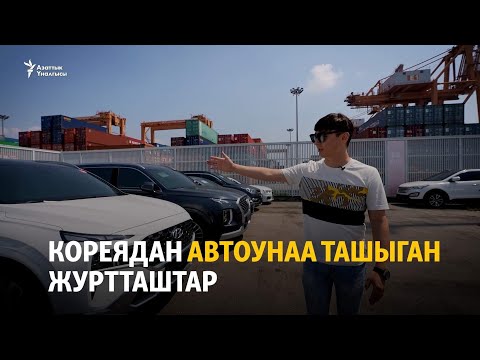 Видео: Кореядан автоунаа ташыган журтташтар