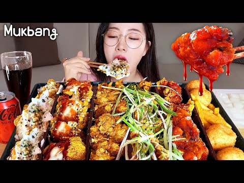 Видео: Беносное куриное мукбанг из 100% мяса курицы ноги🍗5 различных вкусов и много!