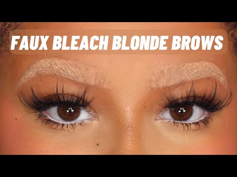 Видео: КАК СДЕЛАТЬ: ИСКУССТВЕННЫЕ ОСВЕТЛЕННЫЕ БРОВИ (С МАКИЯЖЕМ)