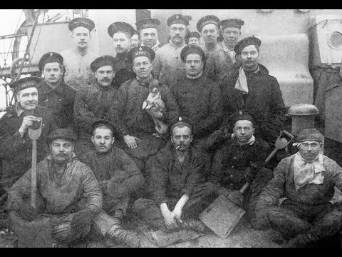 Видео: "Раскинулось море широко". Полный исторический текст. ("Смерть кочегара")
