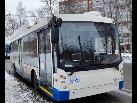 Видео: ПАРКОВЫЙ РЕЙС 40 МАРШРУТ ОТ ПЕРВОГО ЛИЦА/САНКТ ПЕТЕРБУРГ/Тролза-5265.00 «Мегаполис» № 6403