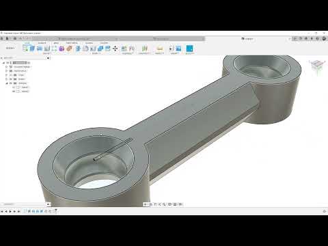 Видео: Проектирование детали Servo rod во Fusion 360