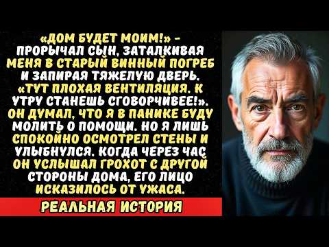 Видео: «Подпиши или задохнешься!» — сын запер меня в винном погребе, но он совершил фатальную ошибку…