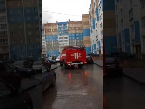 Видео: Пожар в Челябинске. Чурилово 15 апреля 2017г