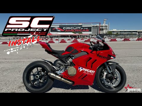 Видео: Установка выхлопной системы Ducati Panigale V4 SC Project