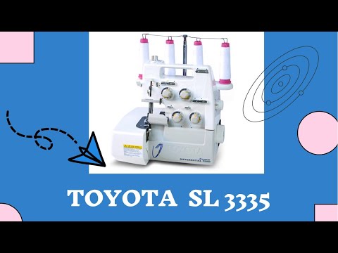 Видео: Самый тихий оверлок TOYOTA SL 3335